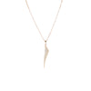 14K Gold Plated Bolt Pendant Necklace