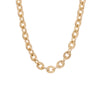 14K Gold Plated Chunky Flat Cable Chain Choker