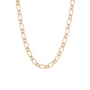 14K Gold Plated Fancy Figaro Chain Choker