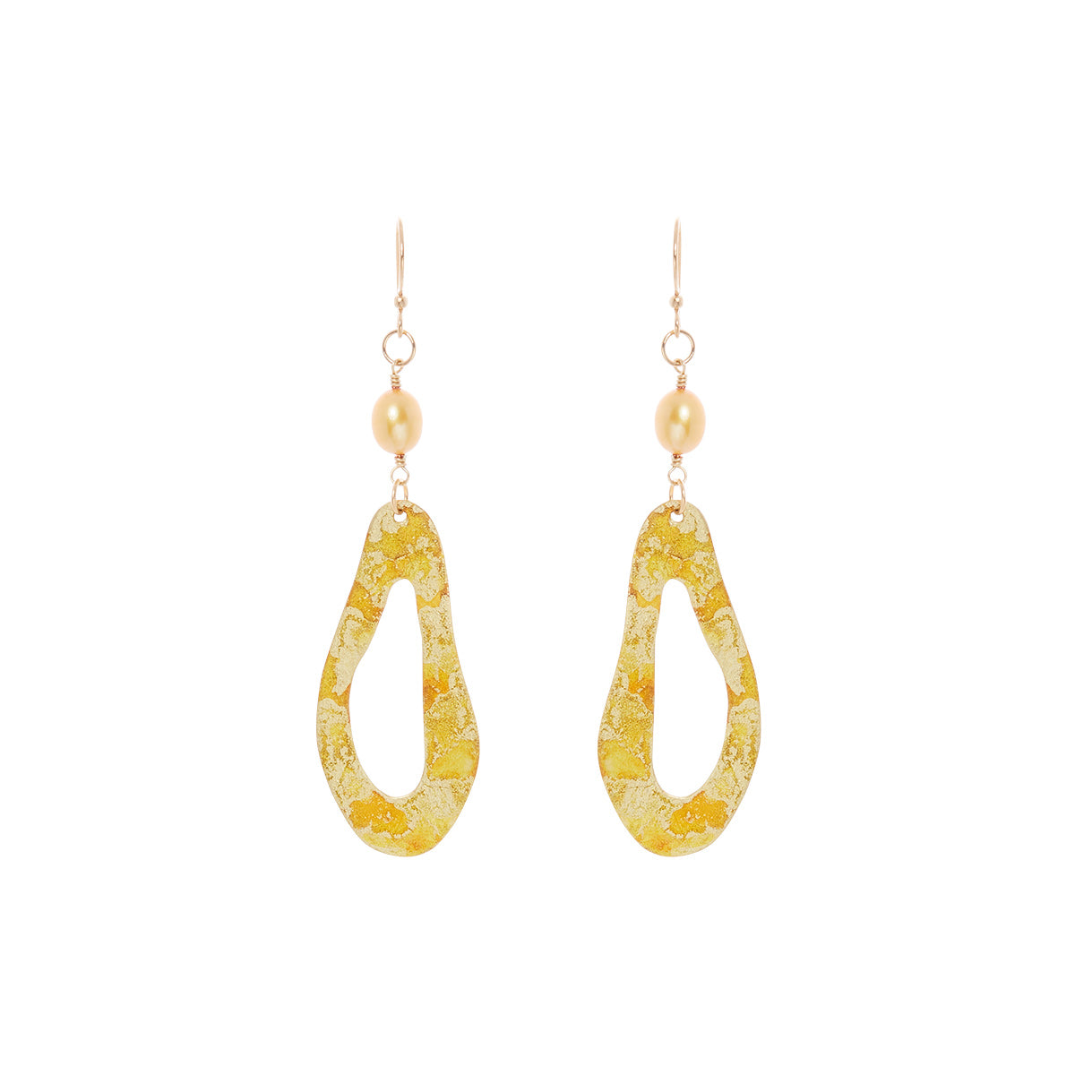 14k Gold Plated Tear Drop Earrings - Available in More Colors