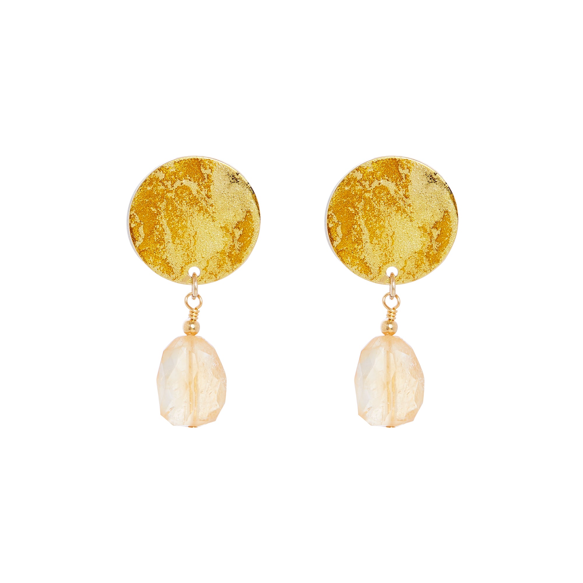 14k Gold Plated Mini Drop Earrings - Available in More Colors