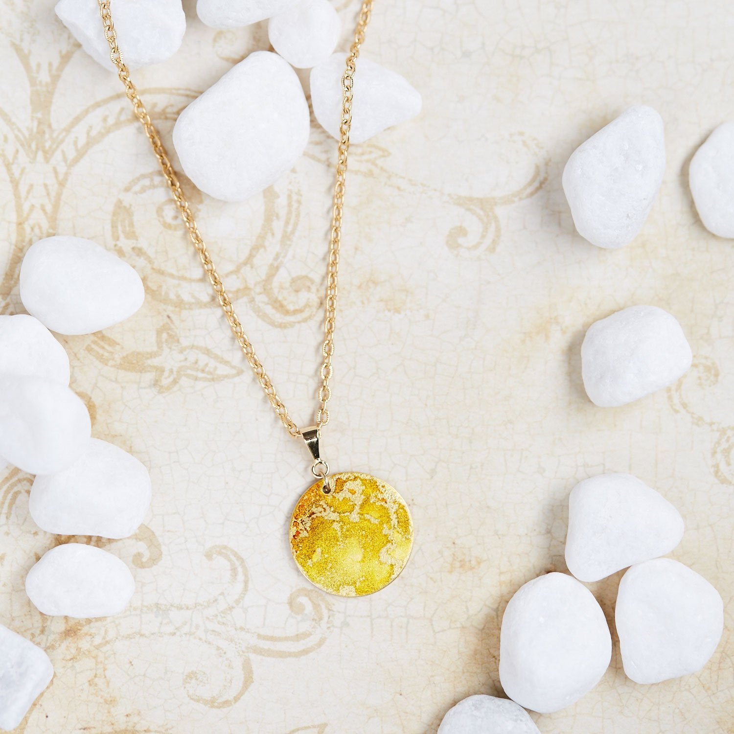 14K Gold Plated Fine Pendant Necklace - Available in More Colors