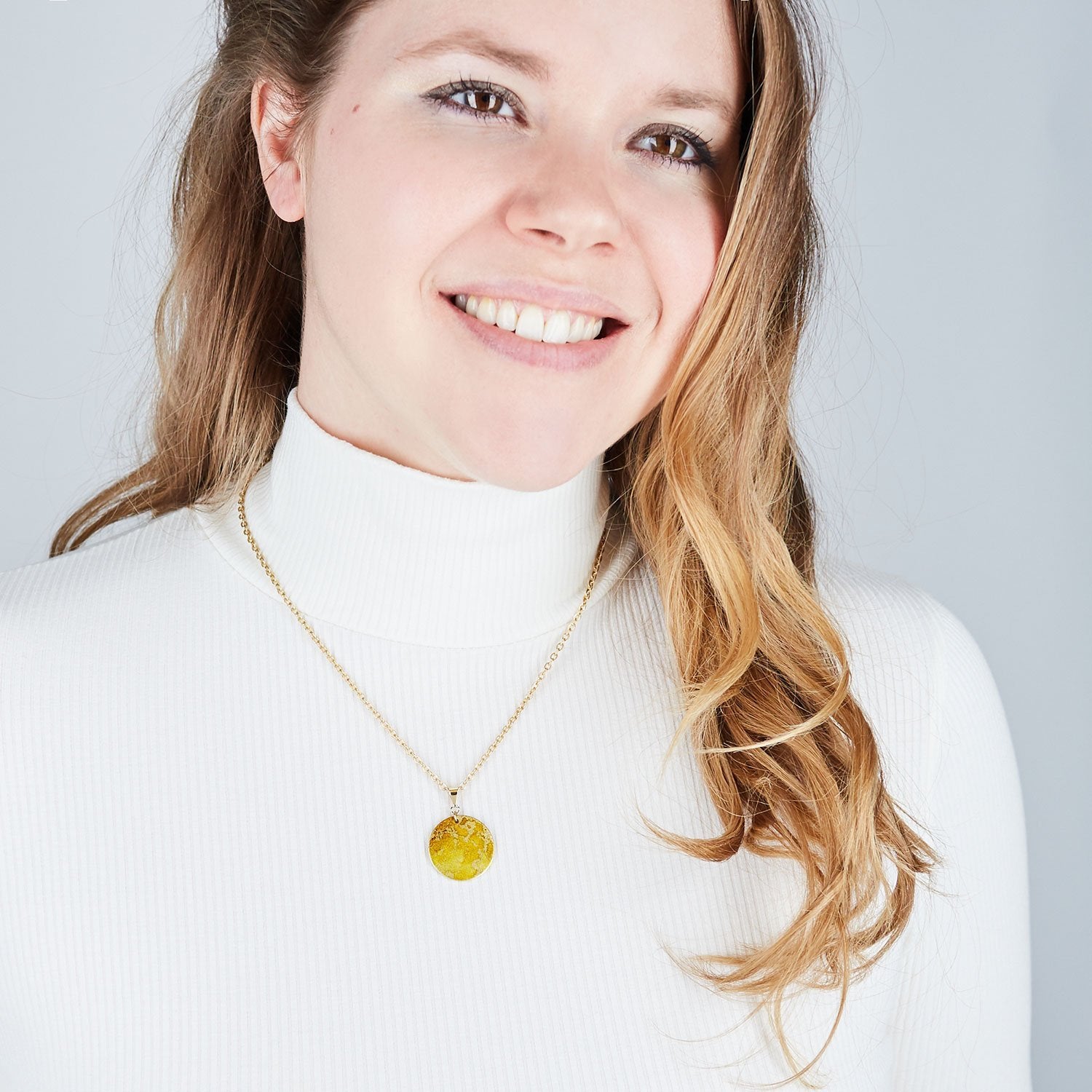 14K Gold Plated Fine Pendant Necklace - Available in More Colors