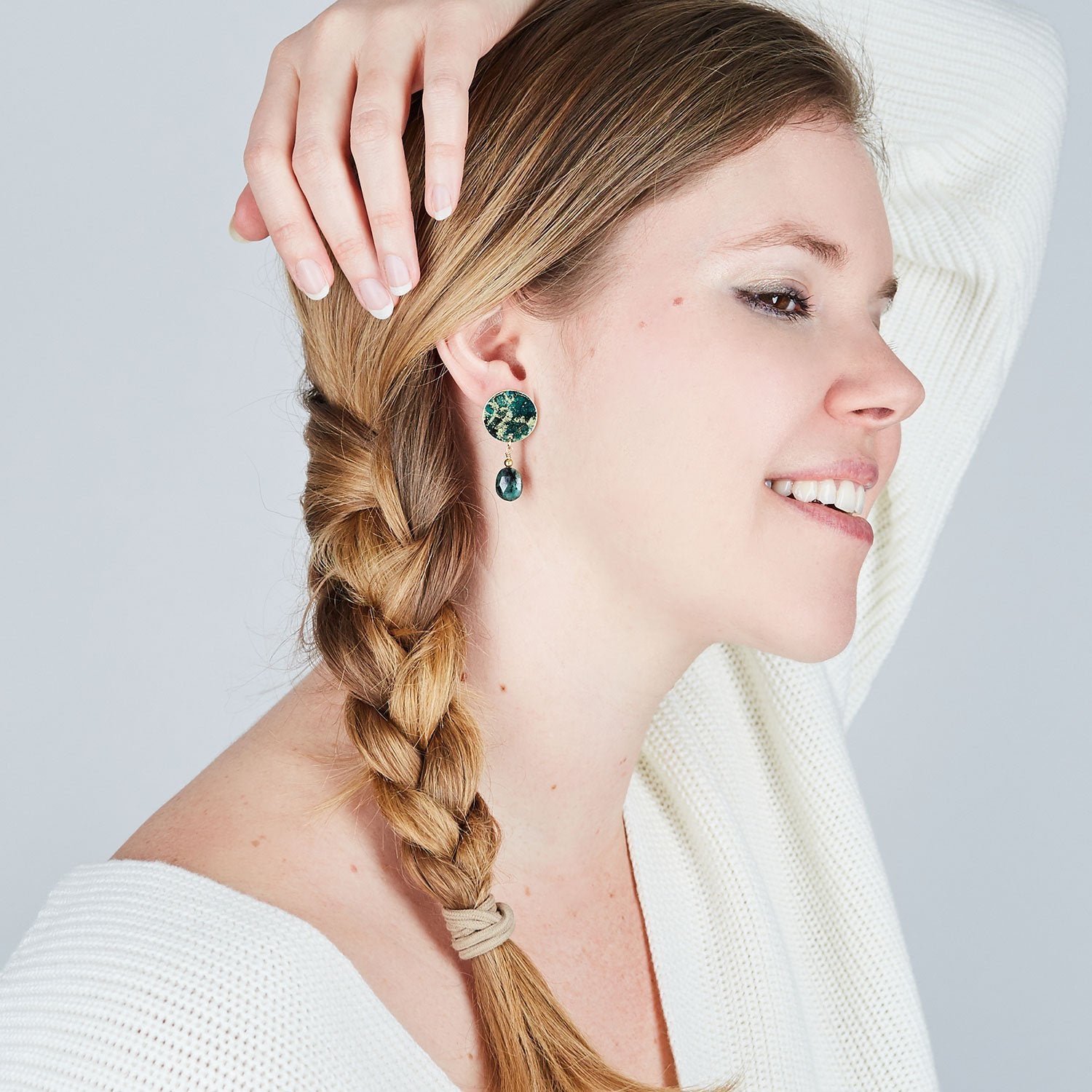 14k Gold Plated Mini Drop Earrings - Available in More Colors