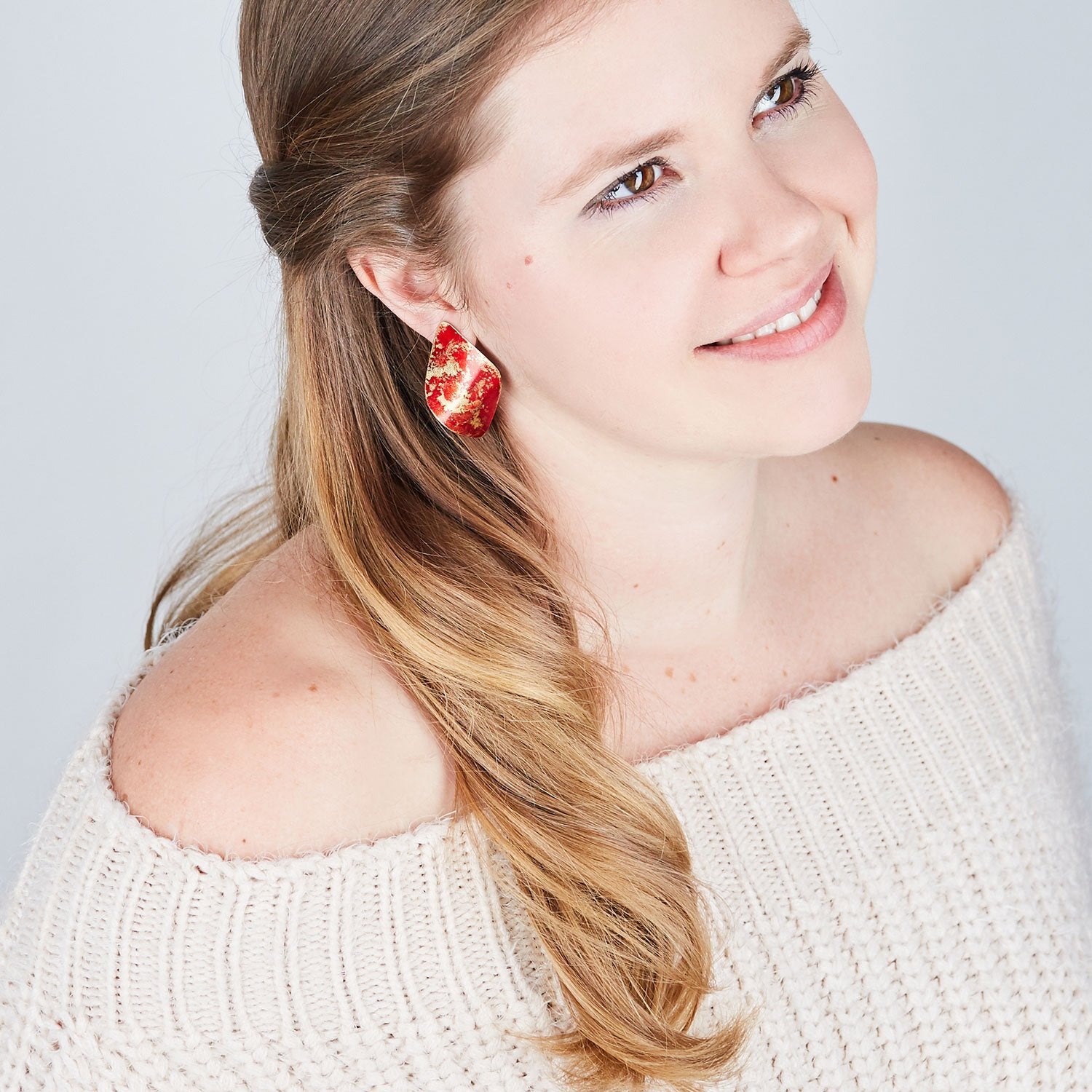 14K Gold Plated Mini Twist Earrings - Available in More Colors