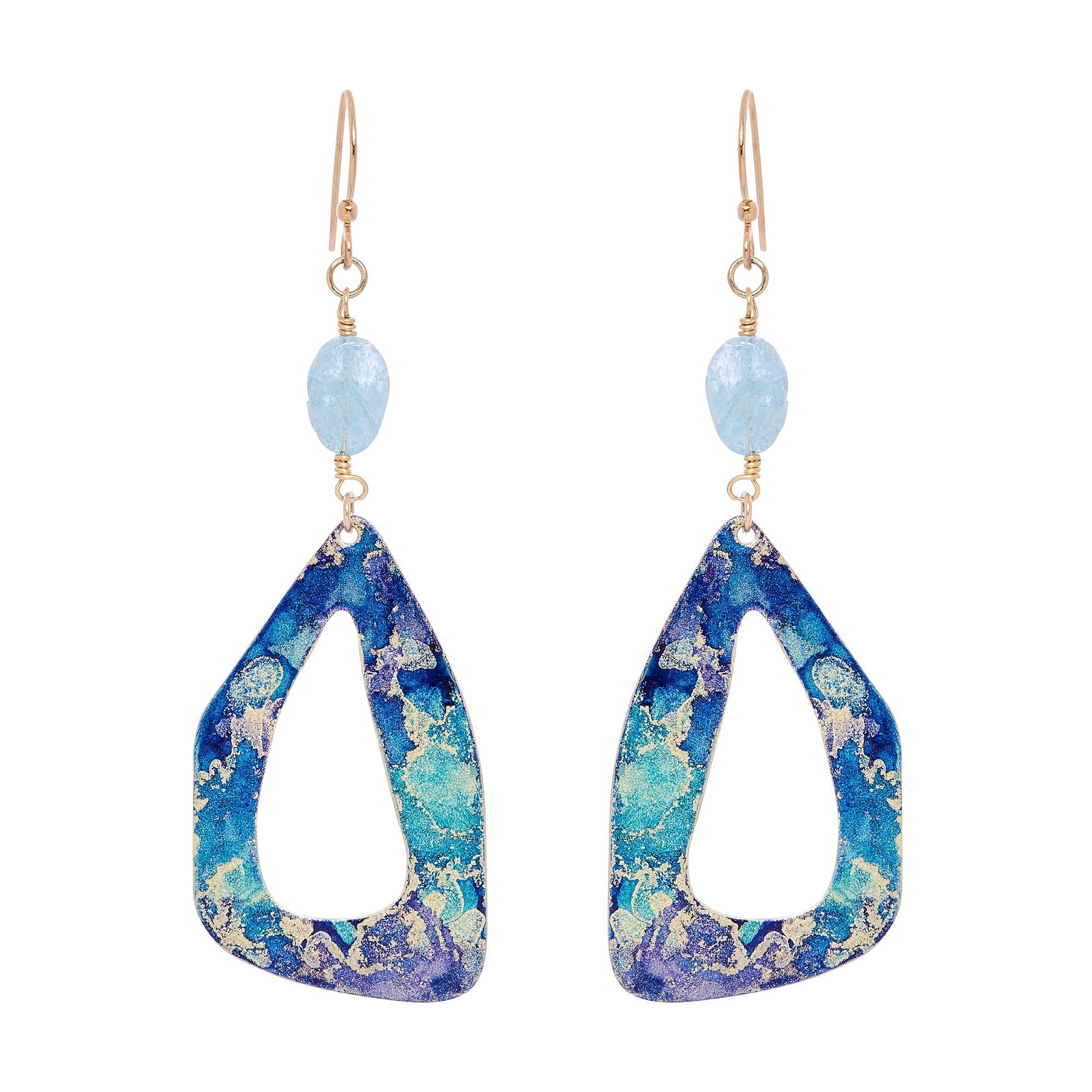 14K Gold Plated Petal Earrings - Available in More Colors