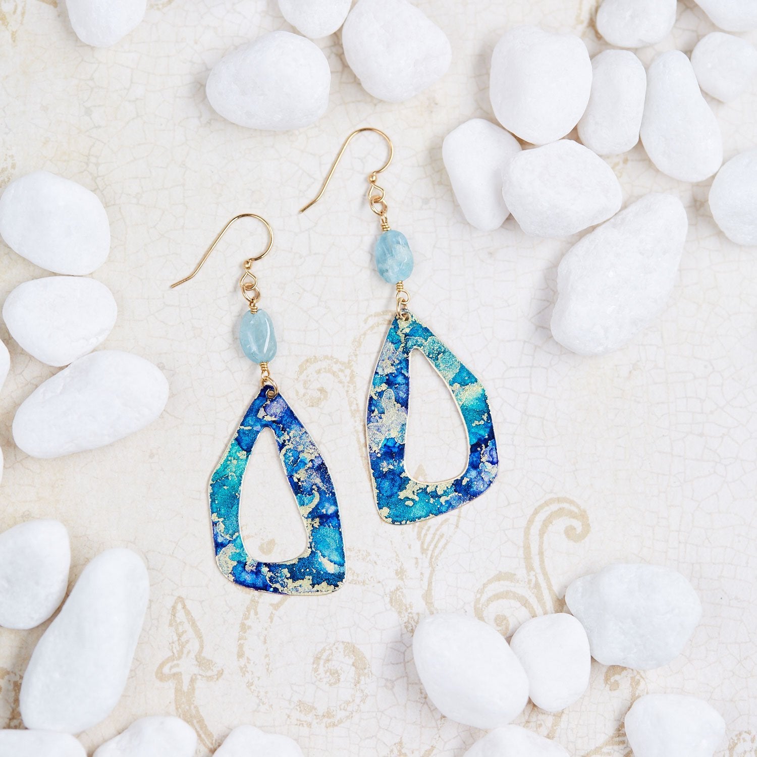 14K Gold Plated Petal Earrings - Available in More Colors