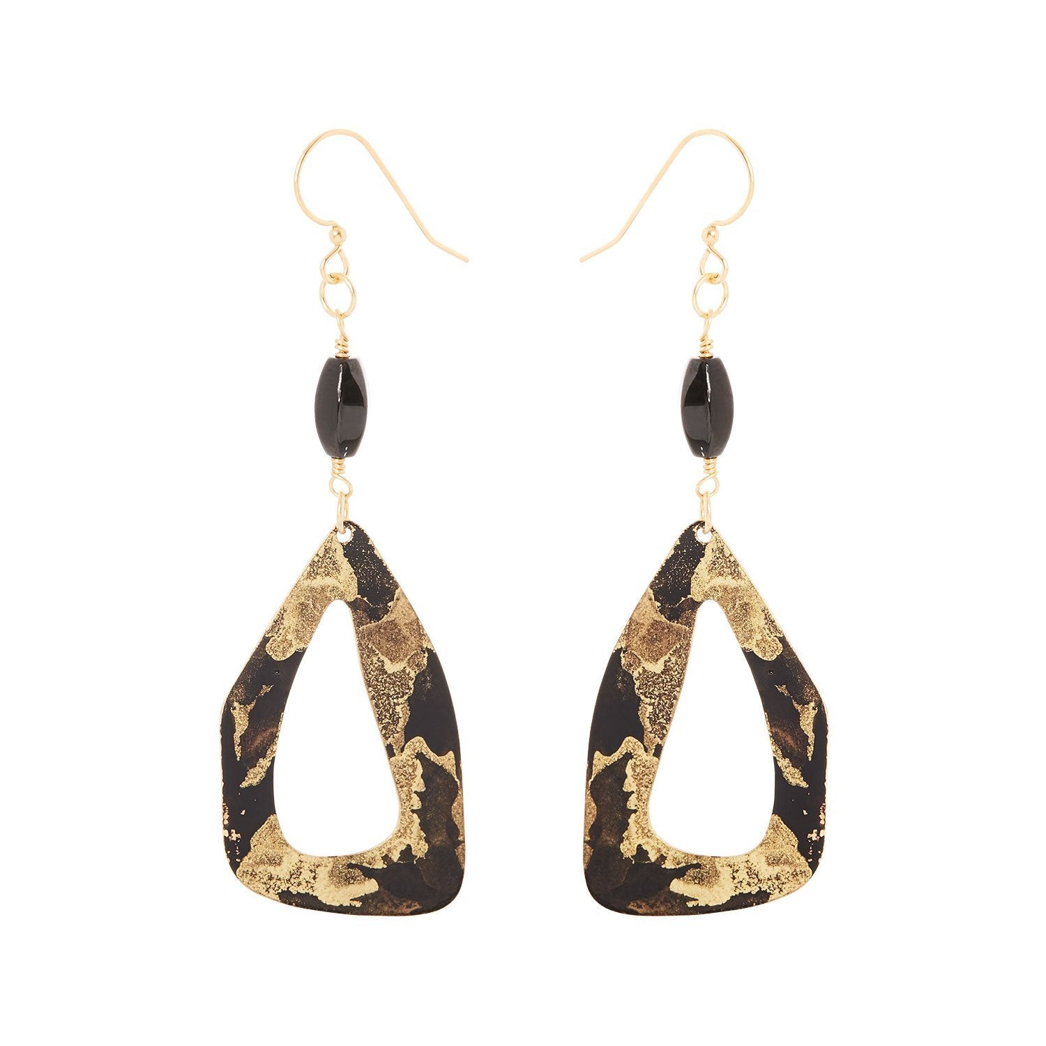 14K Gold Plated Petal Earrings - Available in More Colors