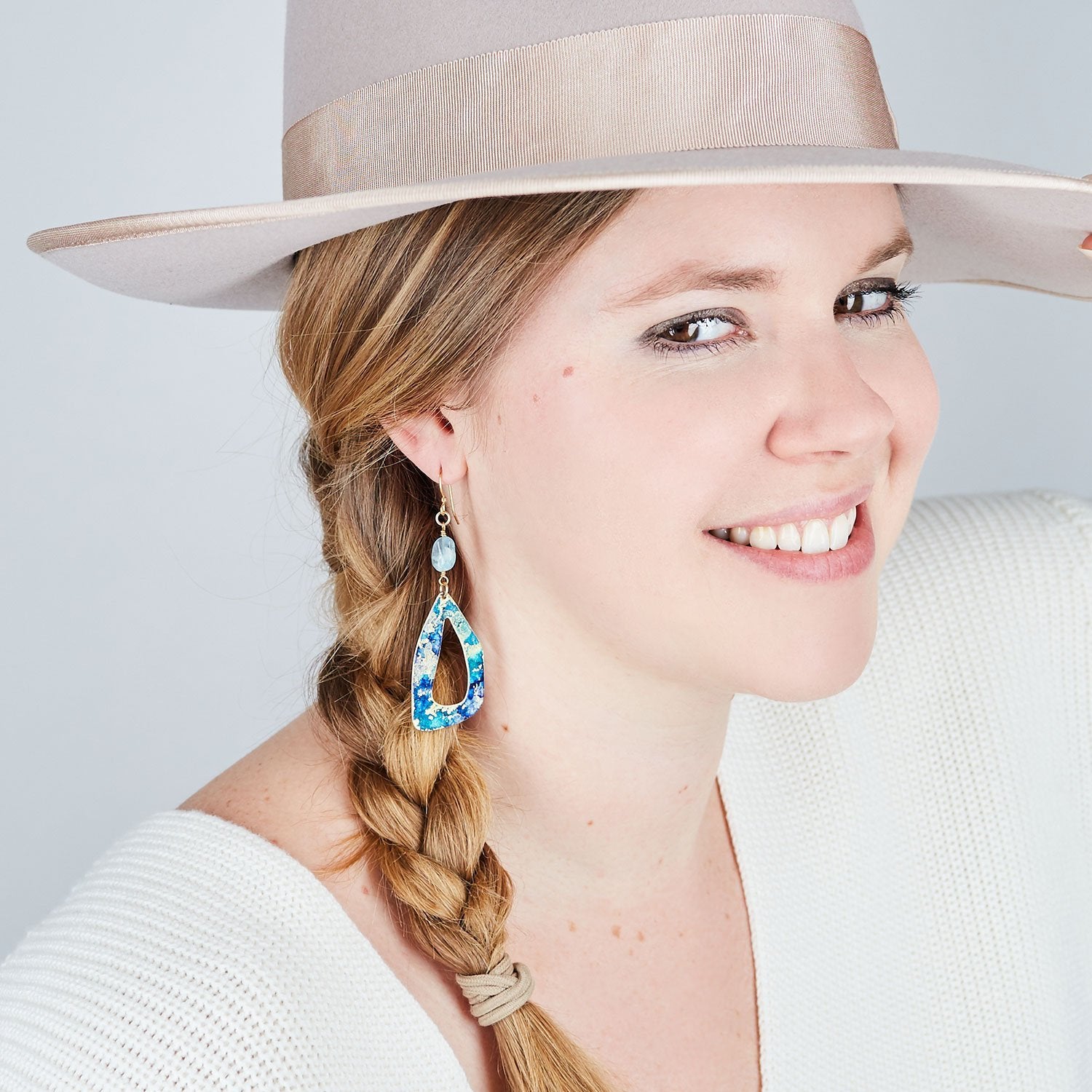 14K Gold Plated Petal Earrings - Available in More Colors