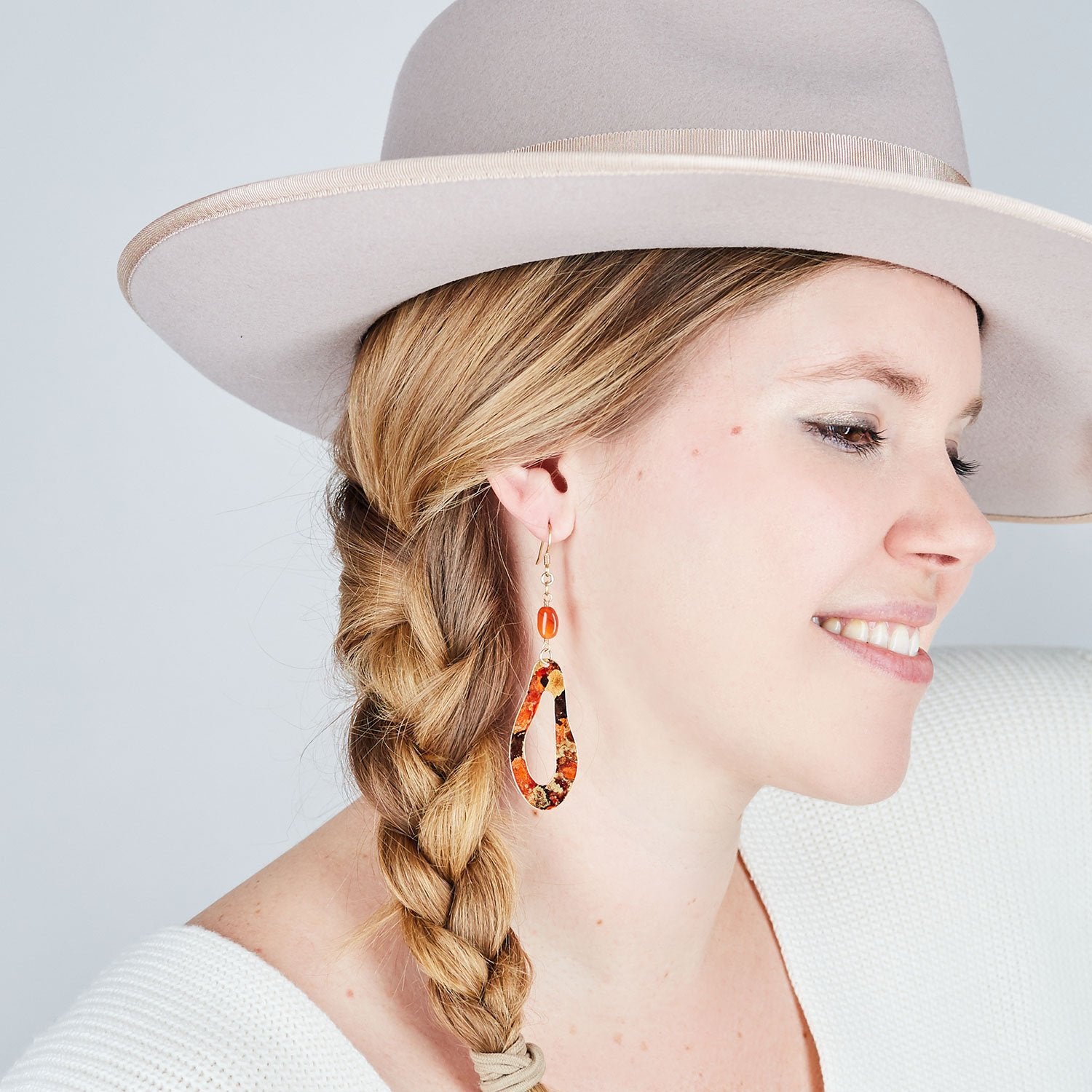 14k Gold Plated Tear Drop Earrings - Available in More Colors