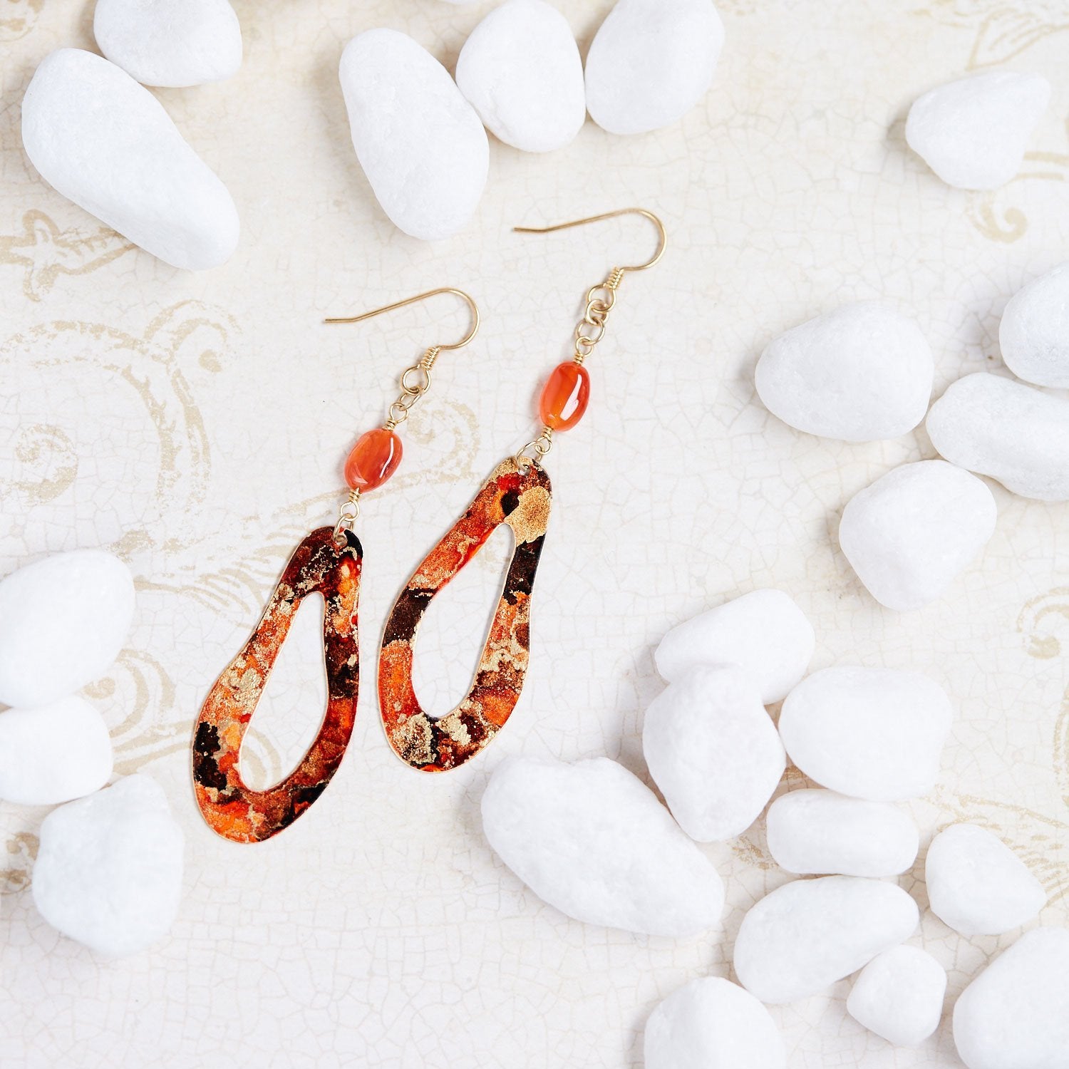 14k Gold Plated Tear Drop Earrings - Available in More Colors