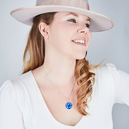 Silver Fine Pendant Necklace - Available in More Colors - Odell Design Studio