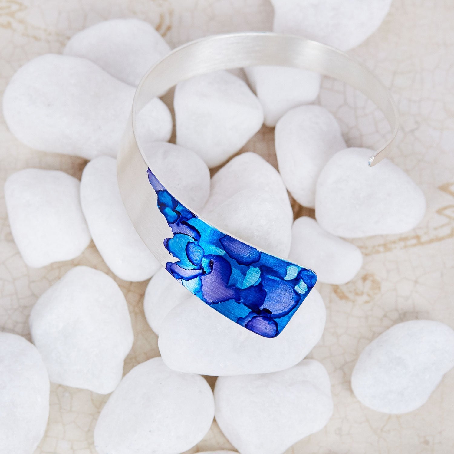 Silver Twisty Cuff - More Colors Available