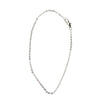 Sterling Silver Plated Petit Flat Cable Chain Anklet