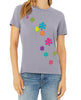 Flower Power Jewel Neck T-Shirt - Available in More Colors