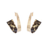 14K Gold Plated Twisty Hoop Earrings - Available in more colors
