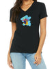 Lady Liberty Pride V Neck T-Shirt - Available in More Colors