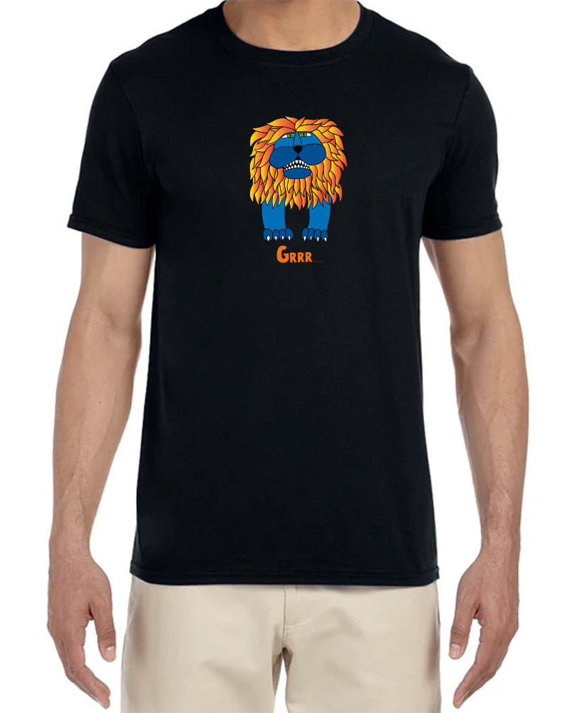 Lion Crew Neck Men's T-Shirt - Available in More Colors
