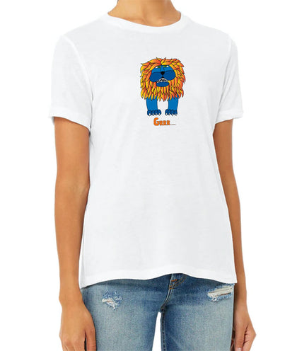 Lion Jewel Neck T-Shirt - Available in More Colors