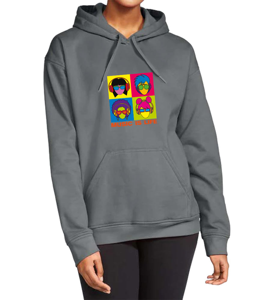 Music is Life UNISEX Hoodie - Available in More Colors