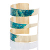 14K Gold Angle Cuff Bracelet - Available in More Colors