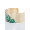 14K Gold Plated Band Cuff - Available in More Colors