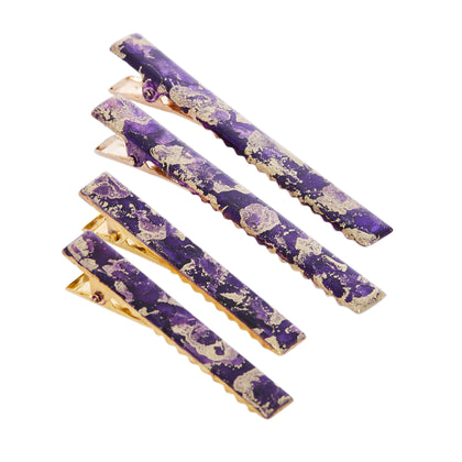Royal Gold Plated Hair Clips - 2 Sizes Available
