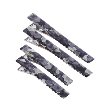 Smoke Nickel Plated Hair Clips - 2 Sizes Available