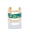 14K Gold Plated Parallel Cuff - Available in More Colors