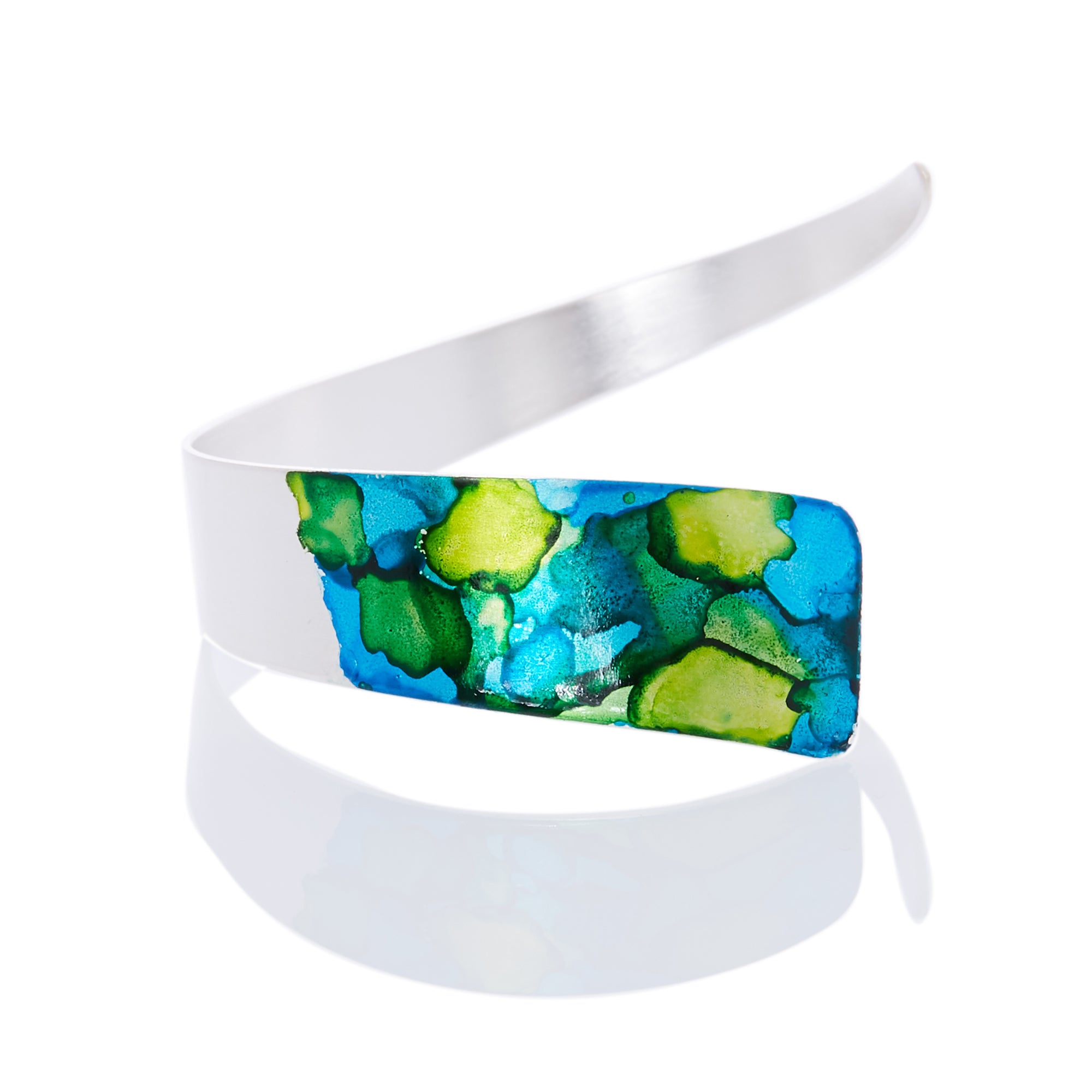 Silver Twisty Cuff - More Colors Available
