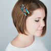 Sky Blue Nickel Plated Hair Clips - 2 Sizes Available