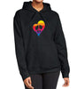 Rainbow Peace Heart UNISEX Hoodie - Available in More Colors