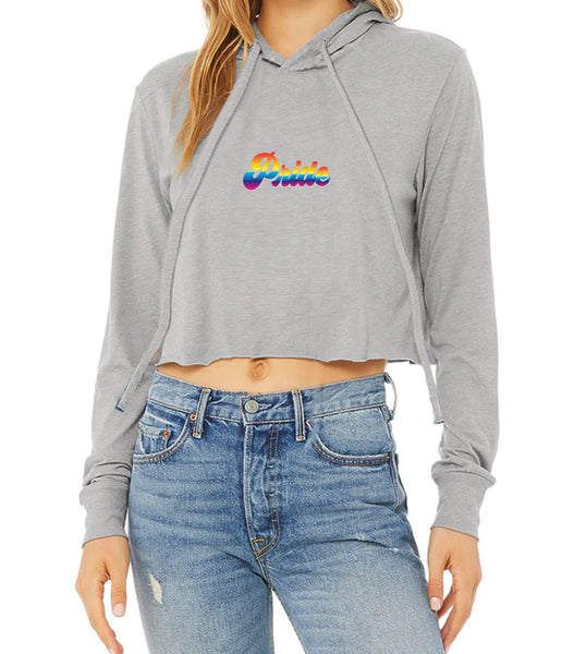 Hollister crop top discount hoodie