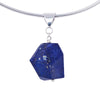 Sterling Silver Plated Collar with Lapis Lazuli