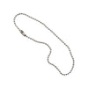 Sterling Silver Plated Petit Ball Chain Anklet