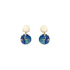 14K Gold Plated Dangle Dot Earrings - Available in More Colors