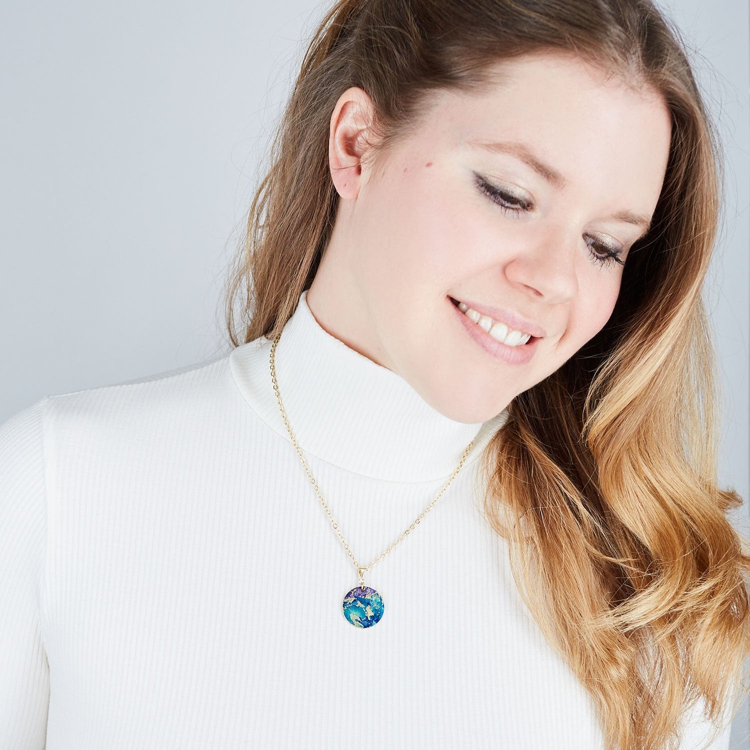 Gold Fine Pendant Necklace - Available in More Colors - Odell Design Studio