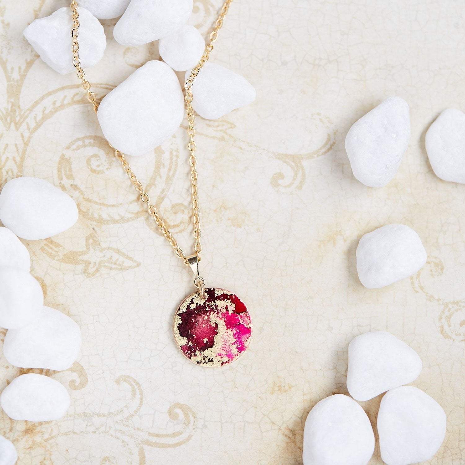 Gold Fine Pendant Necklace - Available in More Colors - Odell Design Studio
