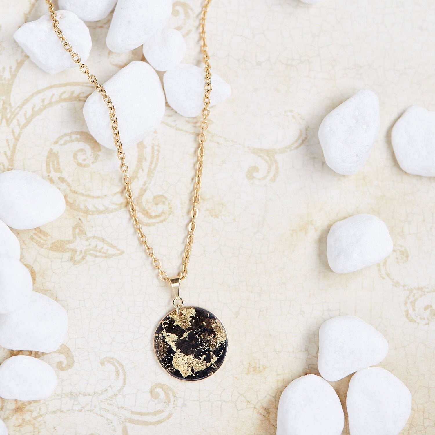Gold Fine Pendant Necklace - Available in More Colors - Odell Design Studio