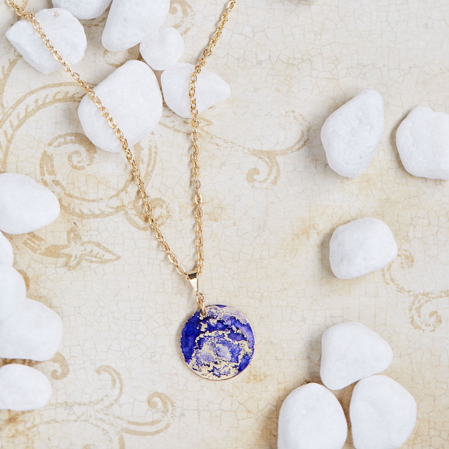 Gold Fine Pendant Necklace - Available in More Colors - Odell Design Studio