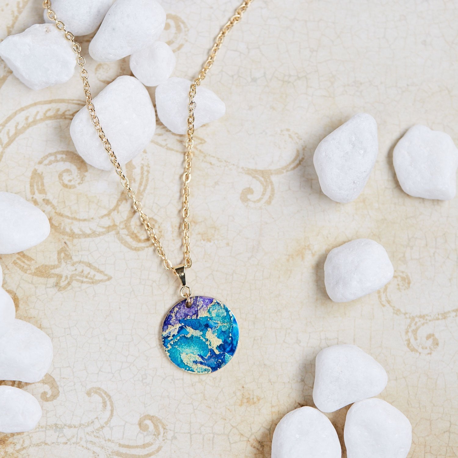 Gold Fine Pendant Necklace - Available in More Colors - Odell Design Studio