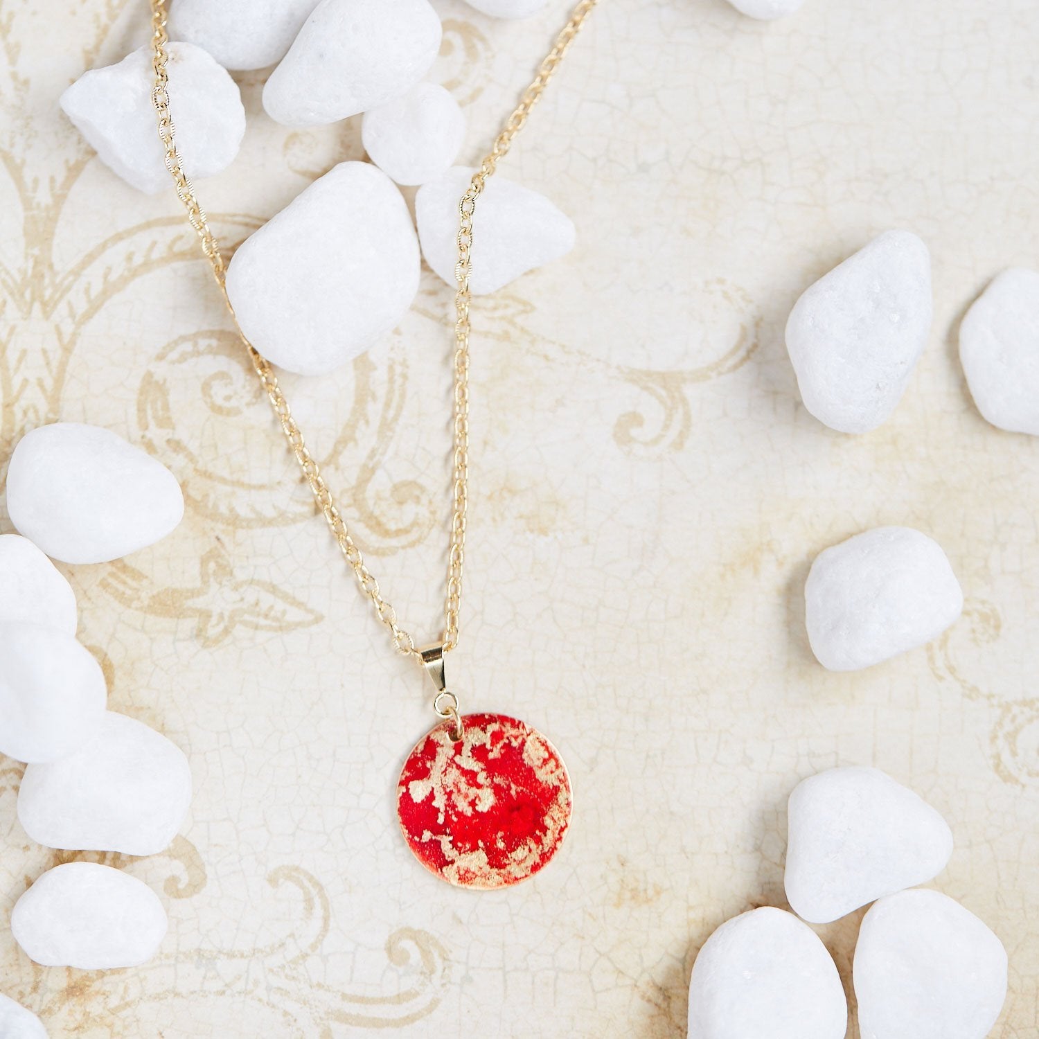 Gold Fine Pendant Necklace - Available in More Colors - Odell Design Studio