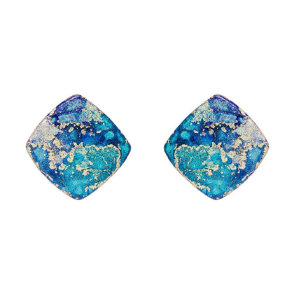 Gold Mini Diamond Earrings - Available in More Colors - Odell Design Studio