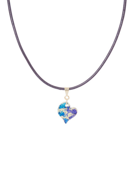 Heart Charm Choker - Available in More Colors - Odell Design Studio