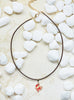 14K Gold Plated Heart Charm Choker - Available in More Colors