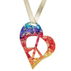 Rainbow Peace Love Ornament