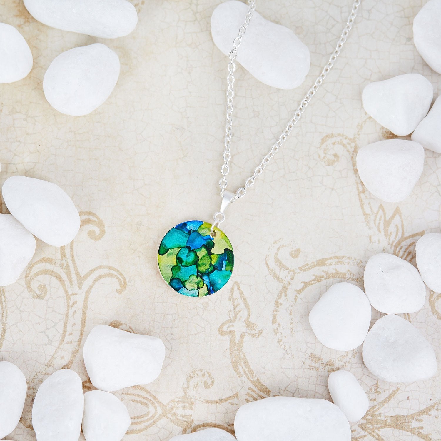 Silver Fine Pendant Necklace - Available in More Colors - Odell Design Studio