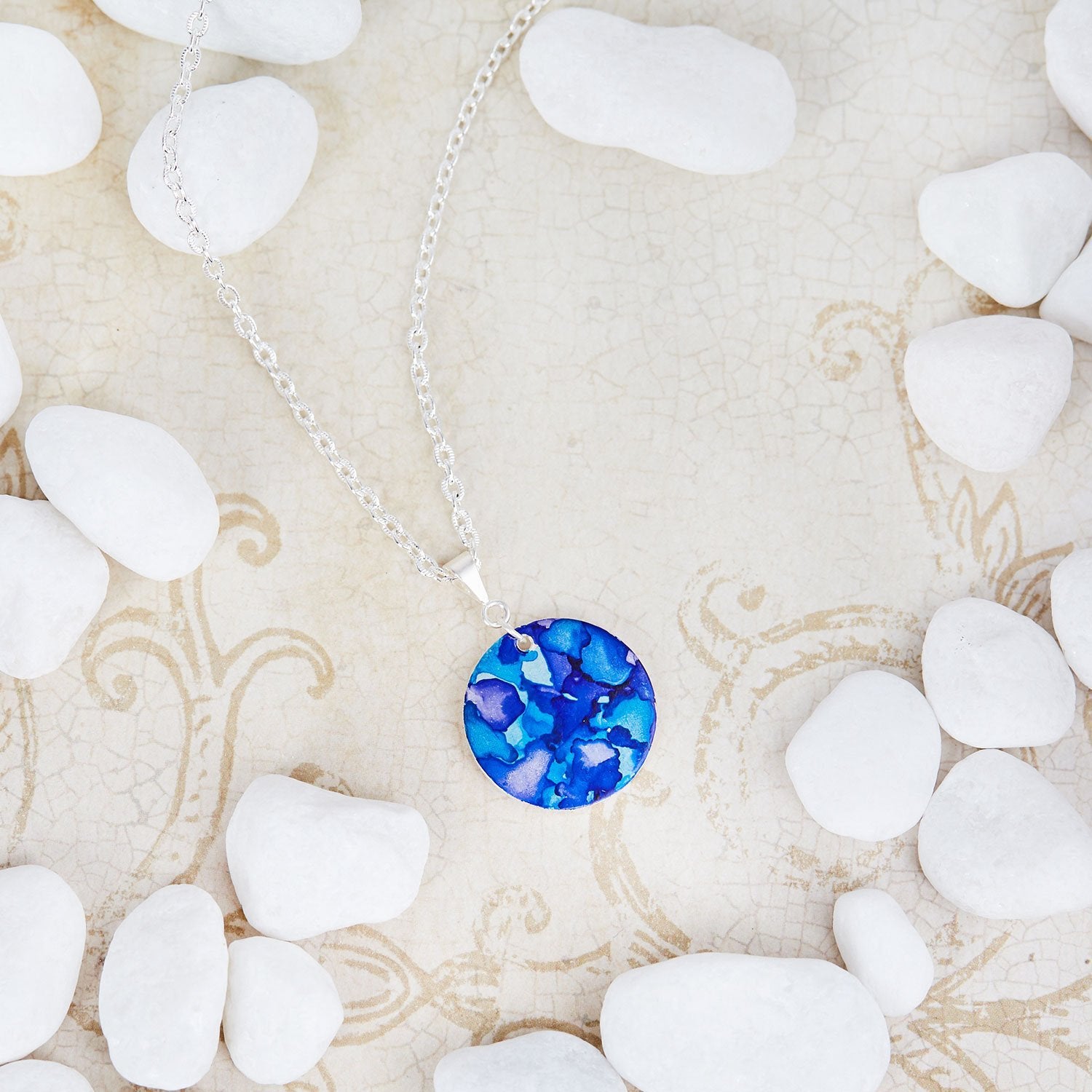 Silver Fine Pendant Necklace - Available in More Colors - Odell Design Studio