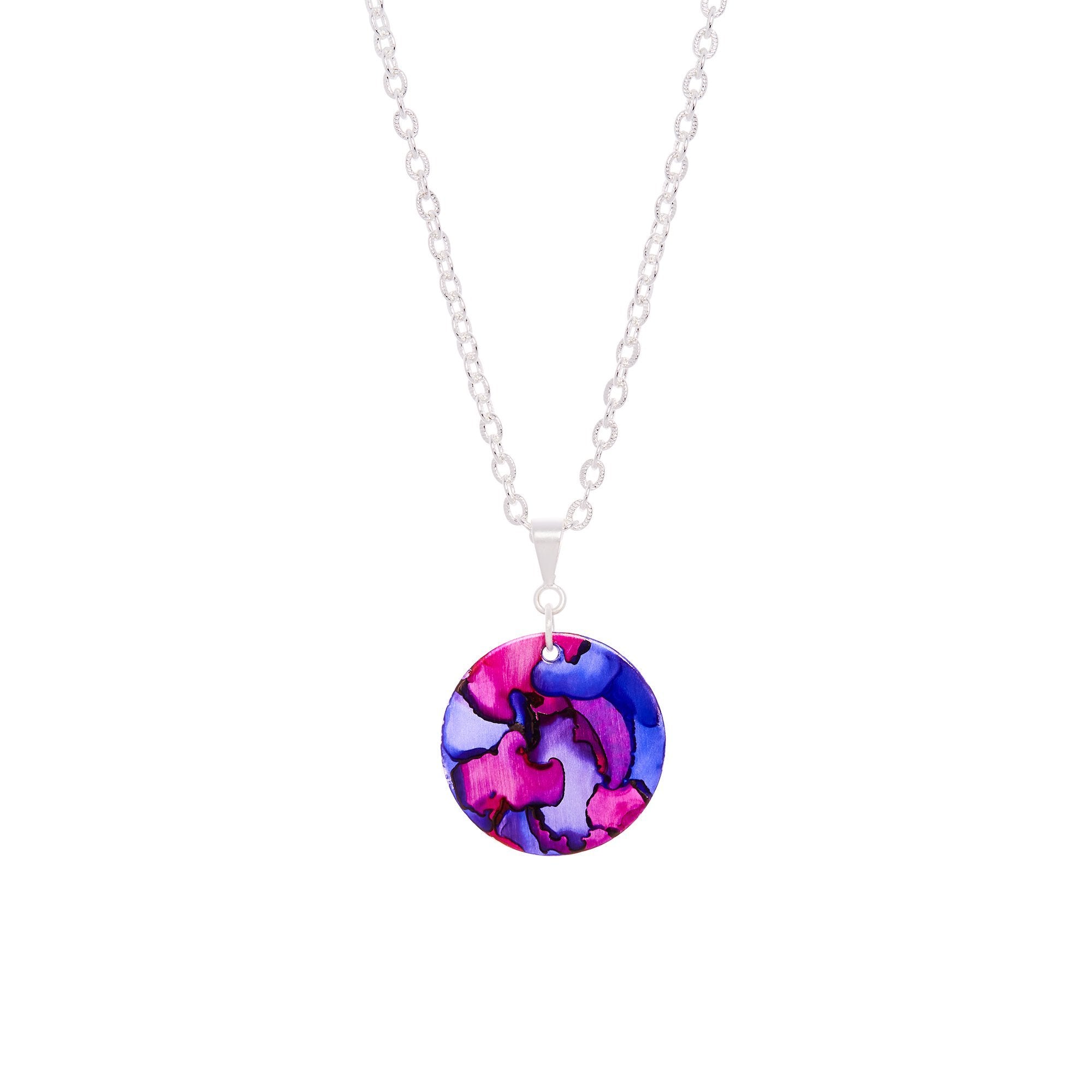Silver Fine Pendant Necklace - Available in More Colors - Odell Design Studio