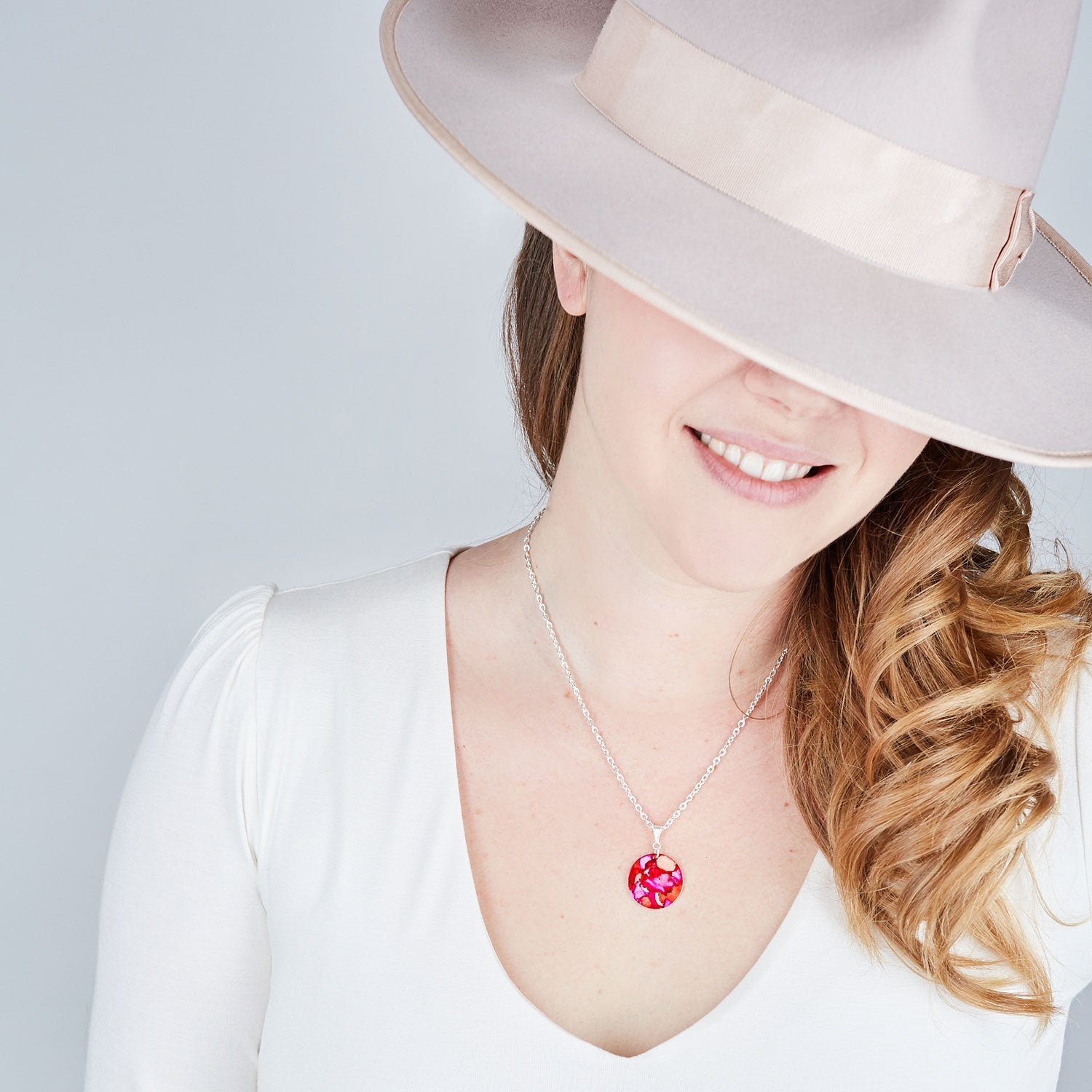 Silver Fine Pendant Necklace - Available in More Colors - Odell Design Studio